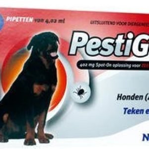 Pestigon Spot-On voor honden van 40 tot 60 kg 4 pipetten