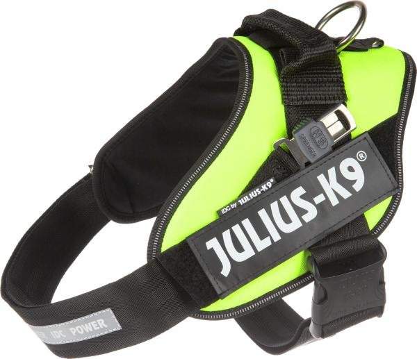Julius K9 Blindengeleidehond tuig - Neon groen - Maat 1 1 Julius K9 Blindengeleidehond tuig - Neon groen - Maat 1