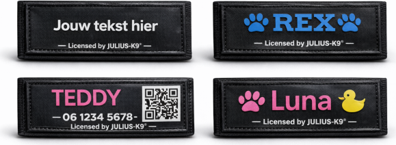 Eigen naam label - klein 110 x 30mm - Per stuk 1 Eigen naam label - klein 110 x 30mm - Per stuk