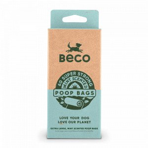 Beco Bags Poepzakjes Mint - 60 stuks 1 verpakking