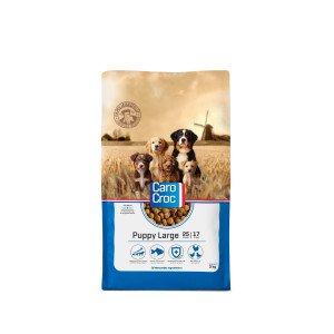 CaroCroc Puppy Large hondenvoer 3 x 3 kg