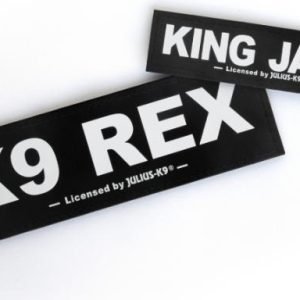 Julius K9 Eigen Naam Label Per Stuk - Enkel de naam