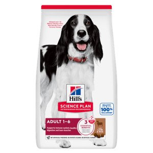 Hill's Adult Medium met lam & rijst hondenvoer 2 x 2,5 kg