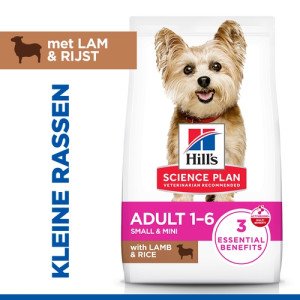 Hill's Adult Small & Mini met lam & rijst hondenvoer 6 kg