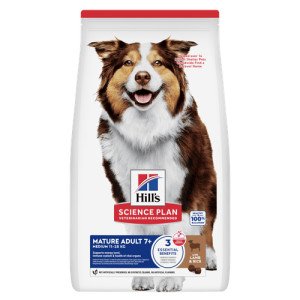 Hill's Mature Adult Medium met lam & rijst hondenvoer 2 x 2,5 kg