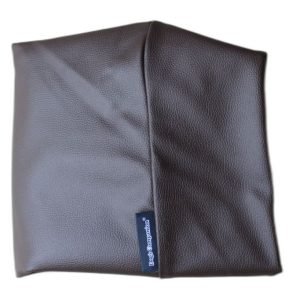 Dog's Companion® Hoes hondenbed chocolade bruin leather look extra small