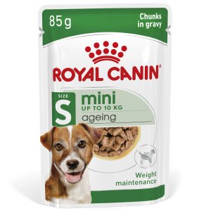 Royal Canin Mini Ageing natvoer hond (in saus) 1 doos (12 x 85 g) 1 Royal Canin Mini Ageing natvoer hond (in saus) 1 doos (12 x 85 g)