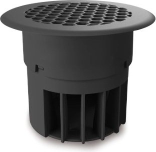 Ontluchting - Vloer 80mm - Zwart 1 Ontluchting - Vloer 80mm - Zwart